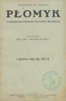 Płomyk : tygodnik ilustrowany dla dzieci i młodzieży, 1927, R. 12, spis rzeczy