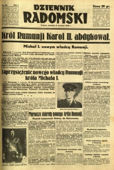 Dziennik Radomski, 1940, R. 1, nr 161
