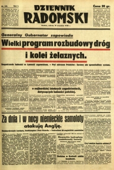 Dziennik Radomski, 1940, R. 1, nr 166