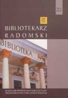 Bibliotekarz Radomski, 2010, R. 18, nr 4