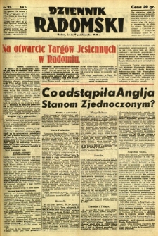 Dziennik Radomski, 1940, R. 1, nr 187