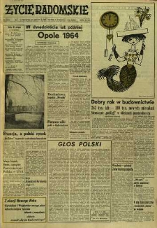 Życie Radomskie, 1964, nr 313