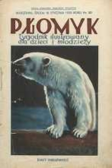 Płomyk : tygodnik ilustrowany dla dzieci i młodzieży, 1933, R. 17, nr 20