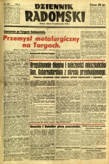 Dziennik Radomski, 1940, R. 1, nr 190
