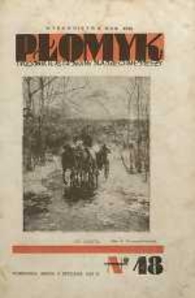 Płomyk : tygodnik ilustrowany dla dzieci i młodzieży, 1934, R. 18, nr 18