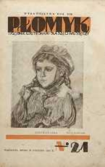 Płomyk : tygodnik ilustrowany dla dzieci i młodzieży, 1934, R. 18, nr 21