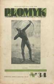 Płomyk : tygodnik ilustrowany dla dzieci i młodzieży, 1934, R. 18, nr 34