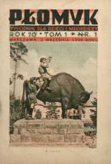Płomyk : tygodnik dla dzieci i młodzieży, 1935, R. 20, T. 1, nr 1