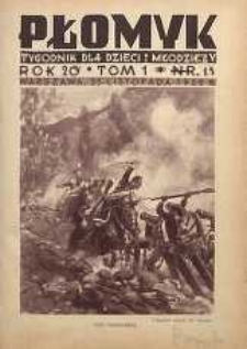 Płomyk : tygodnik dla dzieci i młodzieży, 1935, R. 20, T. 1, nr 13