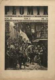 Płomyk : tygodnik dla dzieci i młodzieży, 1936, R. 20, T. 2, nr 33