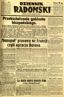 Dziennik Radomski, 1940, R. 1, nr 196