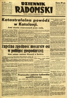 Dziennik Radomski, 1940, R. 1, nr 197