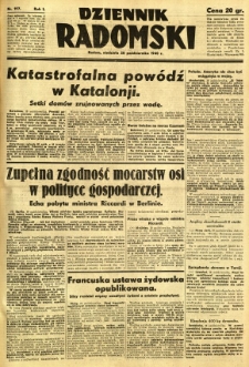 Dziennik Radomski, 1940, R. 1, nr 197