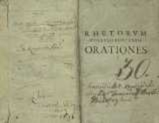 Rhetorum Colegii Porcensis Inchytae Academiae Lovaniensis Orationes : in tres partes secundum tria causarum seu Orationum genera distributae …