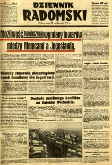 Dziennik Radomski, 1940, R. 1, nr 199