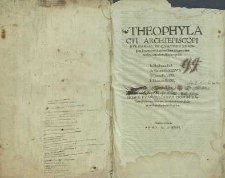 Theophylacti archiepiscopi Bulgariae, in quatuor Evangelia, ennerationes luculentissimae diligenteriam tandem atq’adamussim recognitae […] Ed. ultima