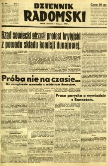 Dziennik Radomski, 1940, R. 1, nr 211