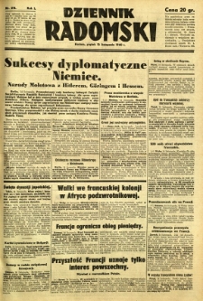 Dziennik Radomski, 1940, R. 1, nr 218