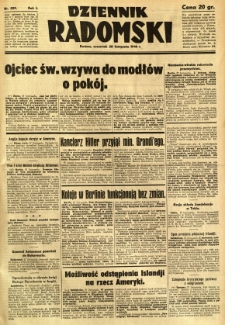 Dziennik Radomski, 1940, R. 1, nr 229