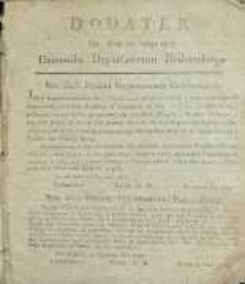 Dziennik Departamentowy Radomski, 1815, nr 27, dod.