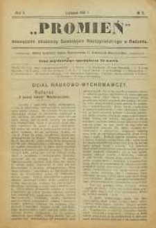 Promień, 1921, R. 5, nr 9