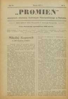 Promień, 1923, R. 7, nr 3