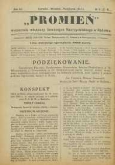 Promień, 1923, R. 7, nr 6/8