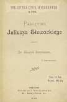 Pamiętnik Juliusza Słowackiego