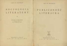 Publiczność literacka