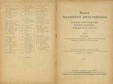 Nowe lecznictwo przyrodnicze : anatomja ciała ludzkiego, leczenie naturalne, pielęgnowanie zdrowia. T. 1