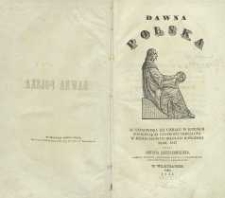 Dawna Polska ze stanowiska jej udziału w dziejach postępującej ludzkości skreślona w jubileuszowym Mikołaja Kopernika roku 1843