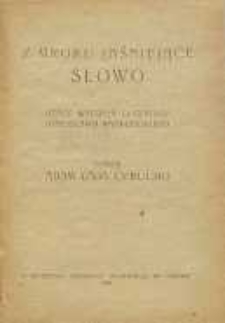 Z mroku jaśniejące słowo : rzecz wstępna o teatrze Stanisława Wyspiańskiego