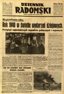 Dziennik Radomski, 1940, R. 1, nr 255