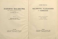 Malarstwo flamandzkie i niemieckie