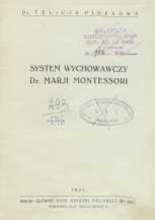 System wychowawczy dr Marii Montessori