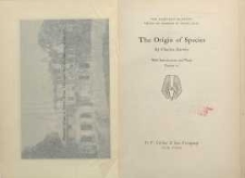 The origin of species : with introduction and notes