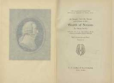 An inquiry into the nature and causes of the wealth of nations