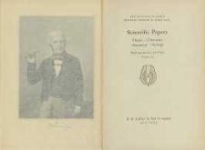 Scientific papers : physics : chemistry : astronomy : geology