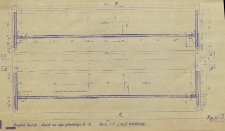 Projekt ławek : przekr&oacute;j B-B : (rysunek techniczny)
