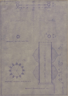 Projekt tabernakulum w Przytyku : przekrój poziomy