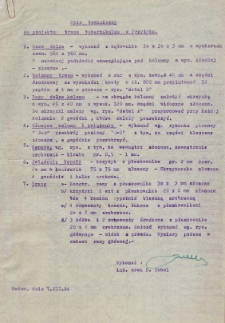 Opis techniczny do projektu tronu taberrnakulum w Przytyku