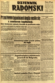 Dziennik Radomski, 1941, R. 2, nr 39