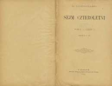 Sejm Czteroletni T. 1, Cz. 1, Księga I i II