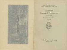 American historical documents : 1000-1904