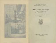 The poems and songs of Robert Burns
