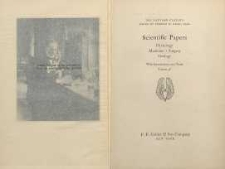 Scientific papers : physiology, medicine, surgery, geology