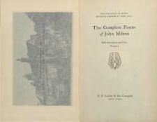 The Complete Poems of John Milton