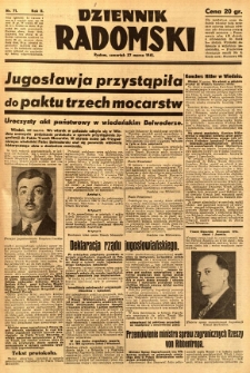 Dziennik Radomski, 1941, R. 2, nr 71