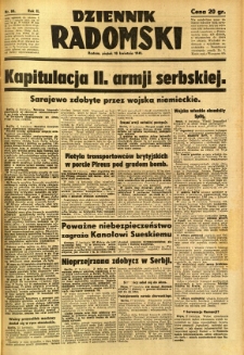 Dziennik Radomski, 1941, R. 2, nr 88