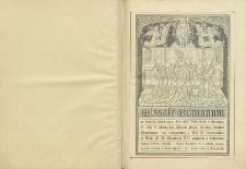 Missale Romanum ex decreto sacrosancti Concilii Tridentini restitutum, S. Pii V Pontificis. Maximi jussu editum, aliorum Pontificum cura recognitum, a Pio X reformatum et Ssmi D.N. Benedicti XV auctoritate Vulgatum